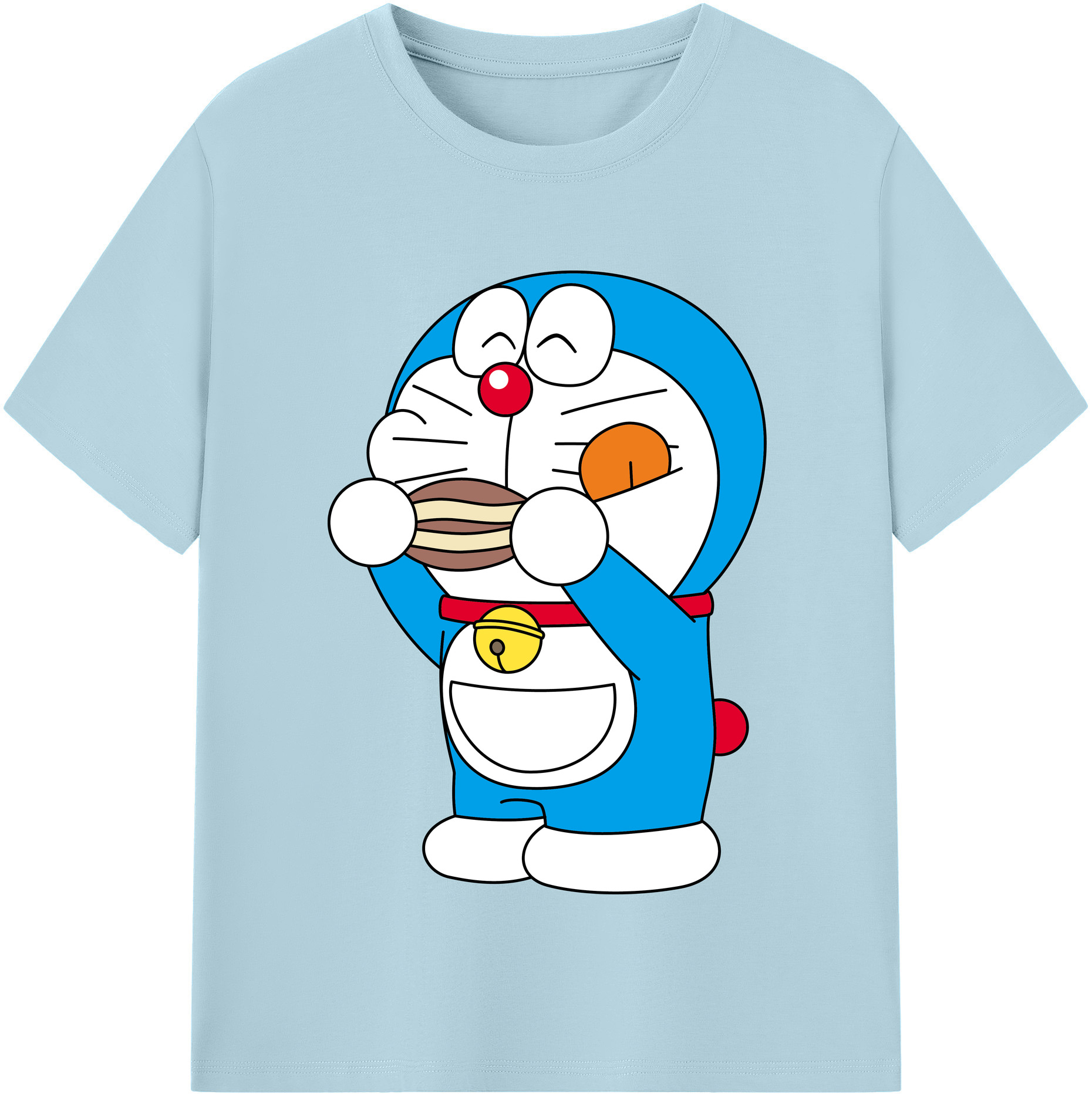 （画像用） ドラえもん Doraemon 綿100％半袖Tシャツ（フロントプリント）